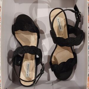 Alex Marie Elegant Black Sandals